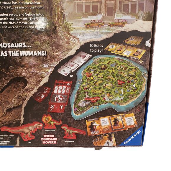 Jurassic Park Danger Adventure Strategy Game Ravensburger 2018 Used - Picture 10 of 12